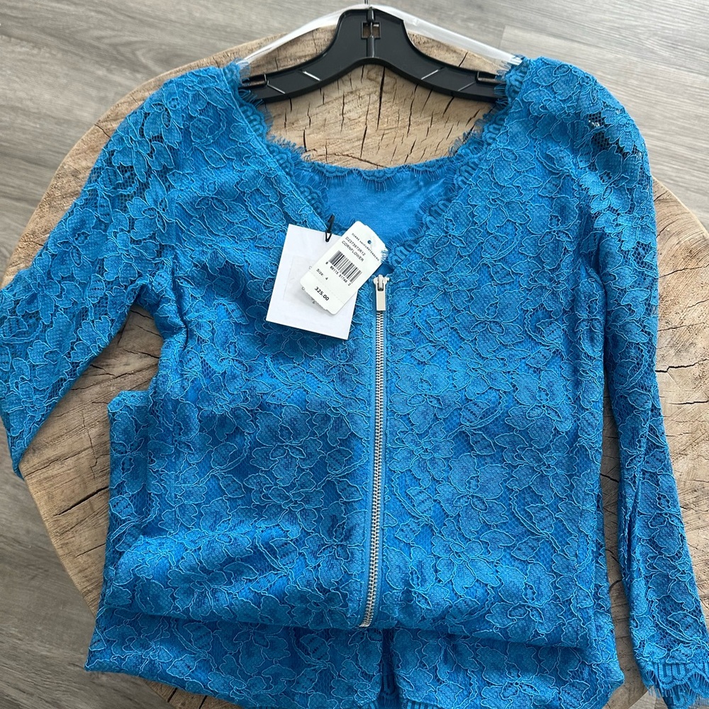 NWT Diane Vin Furstenberg lace mini dress